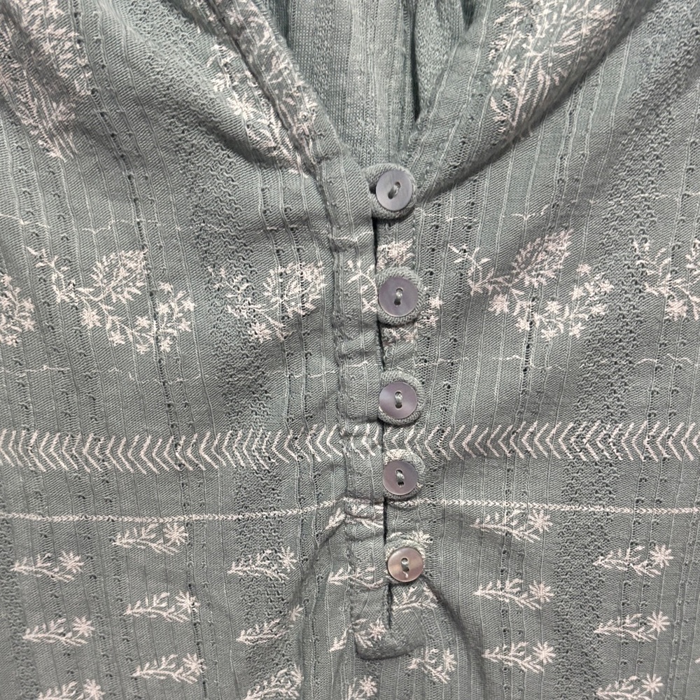 Women's lucky Brand Sleeveless Top - Light Green knit - Picture 3 of 5